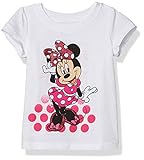 Disney Baby Girls Short Sleeve tee, White, 18M
