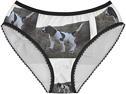 DogsMakeMeHappy Women's An English Springer Spaniel Panties, An English Springer Spaniel Underwear, Briefs
