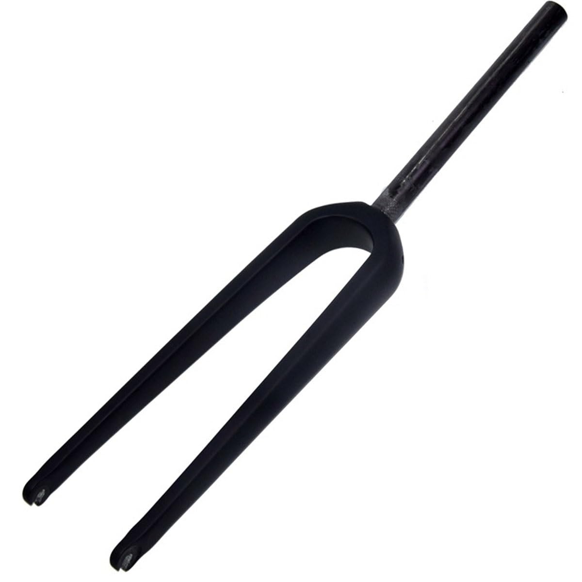 XGSUZNE Carbon Fiber Road Bicycle Front Forks 700C QR 9X100mm Disc Brake Rigid Forks 1-1/8" Threadless Straight Tube Bicycle Forks Ultralight (Color : Black-Matte, Size : 700c)