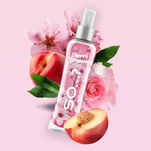 Body Mist by So…? Womens Fresh Floral, Cherry Blossom, Pink Grapefruit Body Spray Mixed Fragrance 100ml Bundle (Pack of 3) - Image 4