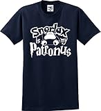 Snorlax is My Patronus Funny T-Shirt (S-5X) (X-Large, Navy)
