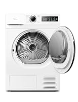 Midea MD11EH70BD Wärmepumpentrockner, 7 kg, Energieklasse D, Schnelltrocknen 35', HealthGuard, Sensor-Trocknung, Auffrischen,Knitterschutz, Auffrischen Wolle, Weiß – Ansicht 2