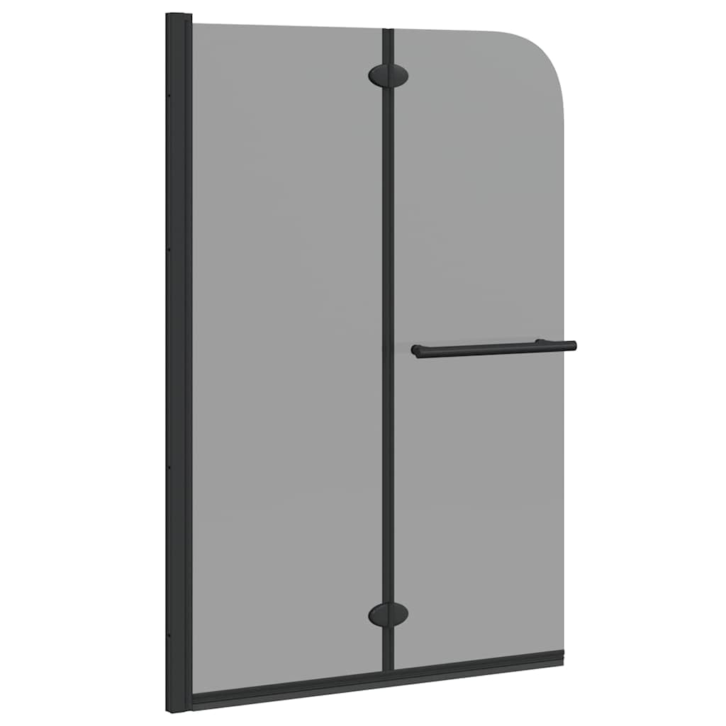 Box Doccia 120x140 Pieghevole in Vetro di Sicurezza e Alluminio per Bagno Paraspruzzi