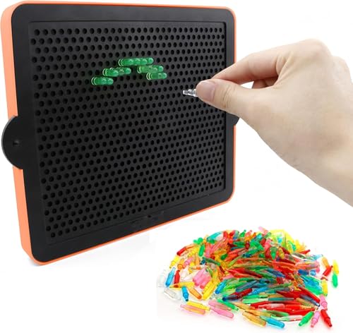 Image of Refill Pegs and Templates Pack for Use with Creative Light Up Board | Kids Magic Light Screen Accessories Educational Learning Toys Ages 4+