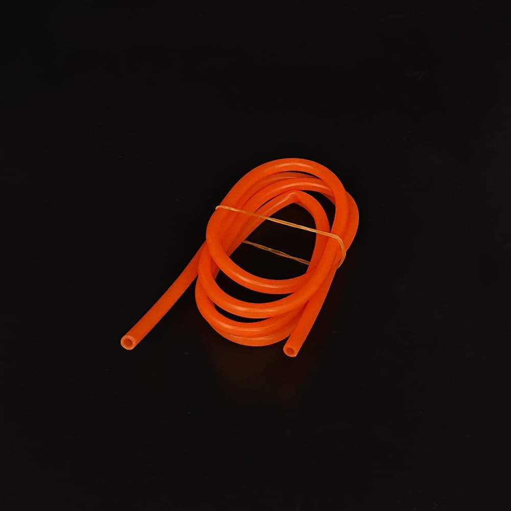 1PC RC Boat Water Cooling Tube Silicone Water Cooling Tube Pipe for RC Ship DIY Model Boat Connect Parts (4x7mm Yellow)