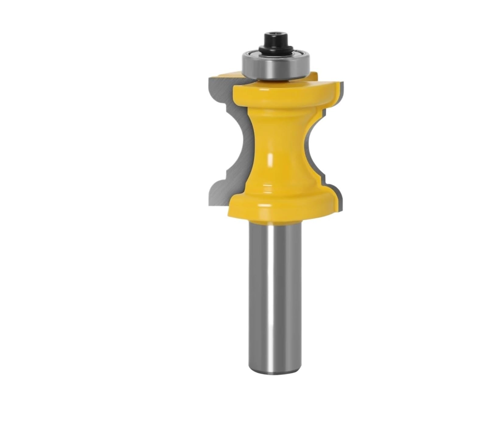 1PC 1/2 12mm/6mm/8mm Shank Bullnose with Bead Column Router Bit Line Knife Woodworking Cutter for Tool(6.35mm Shank)