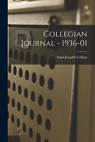 Collegian Journal - 1936-01
