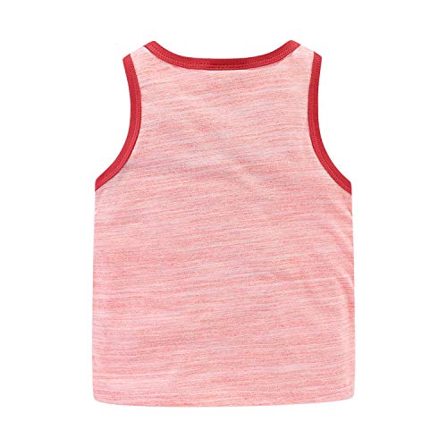 Image of Mud Kingdom Little Boys Summer Outfits Cute Cartoon Printing Tank Top Sets