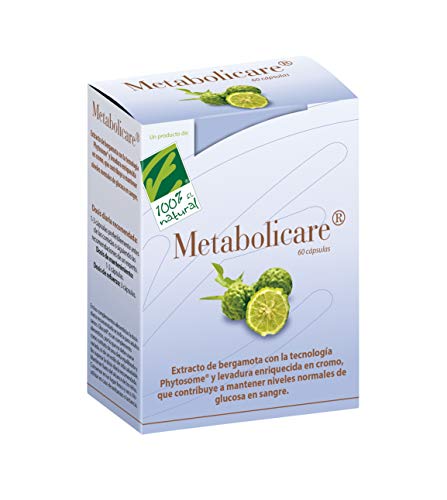 100% Natural Metabolicare - 60 Cápsulas