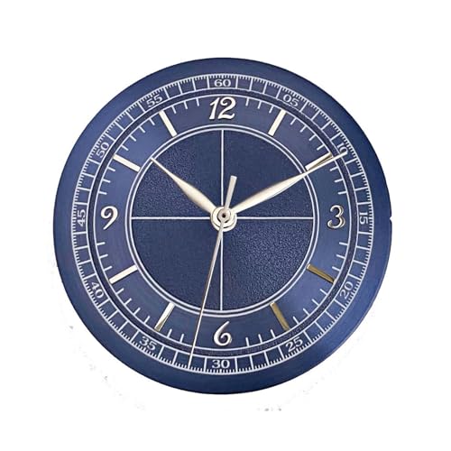 Cadran NH35 32mm bleu de haute précision pour boîtier de montre ETA2824