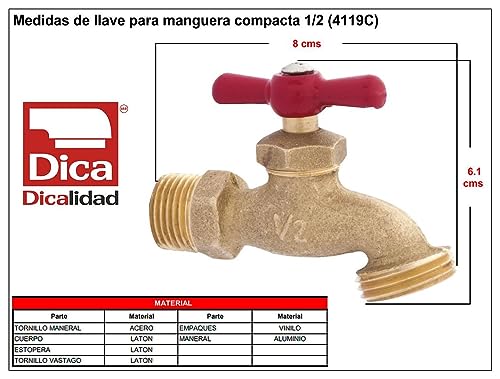 Llave de 3/4 para agua 26 Imagen adicional