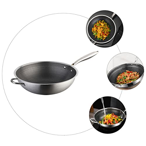 Wok de acero inoxidable con diseño ergonómico miniatura 7