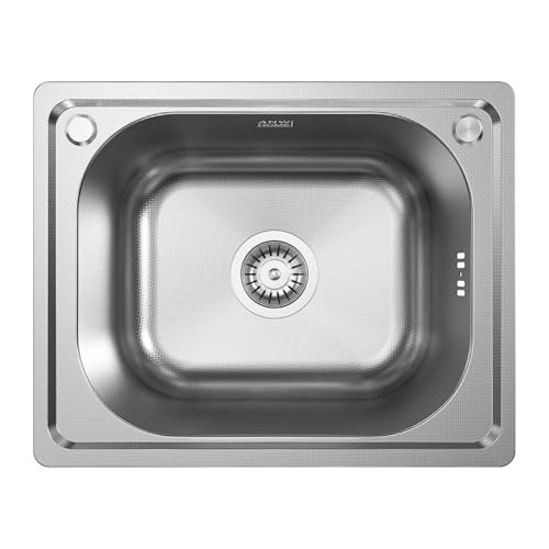 ANW HOME Lavandino Cucina 50x40 cm, Lavello Cucina 1 Vasca