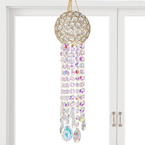 Carillons à vent extérieurs et lustre attrape-lumière résistant aux intempéries