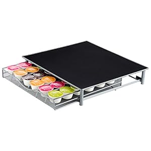 Porte-dosettes Dolce Gusto – Support pouvant contenir 36 capsules empilables – Étagère à tiroir filet