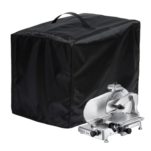 COOSOO Meat Slicer Cover Food Slicer Cover Waterproof Dust Cover Compatible with BESWOOD 250 / KWS/VEVOR Commercial Meat Slicer and Most Other Model