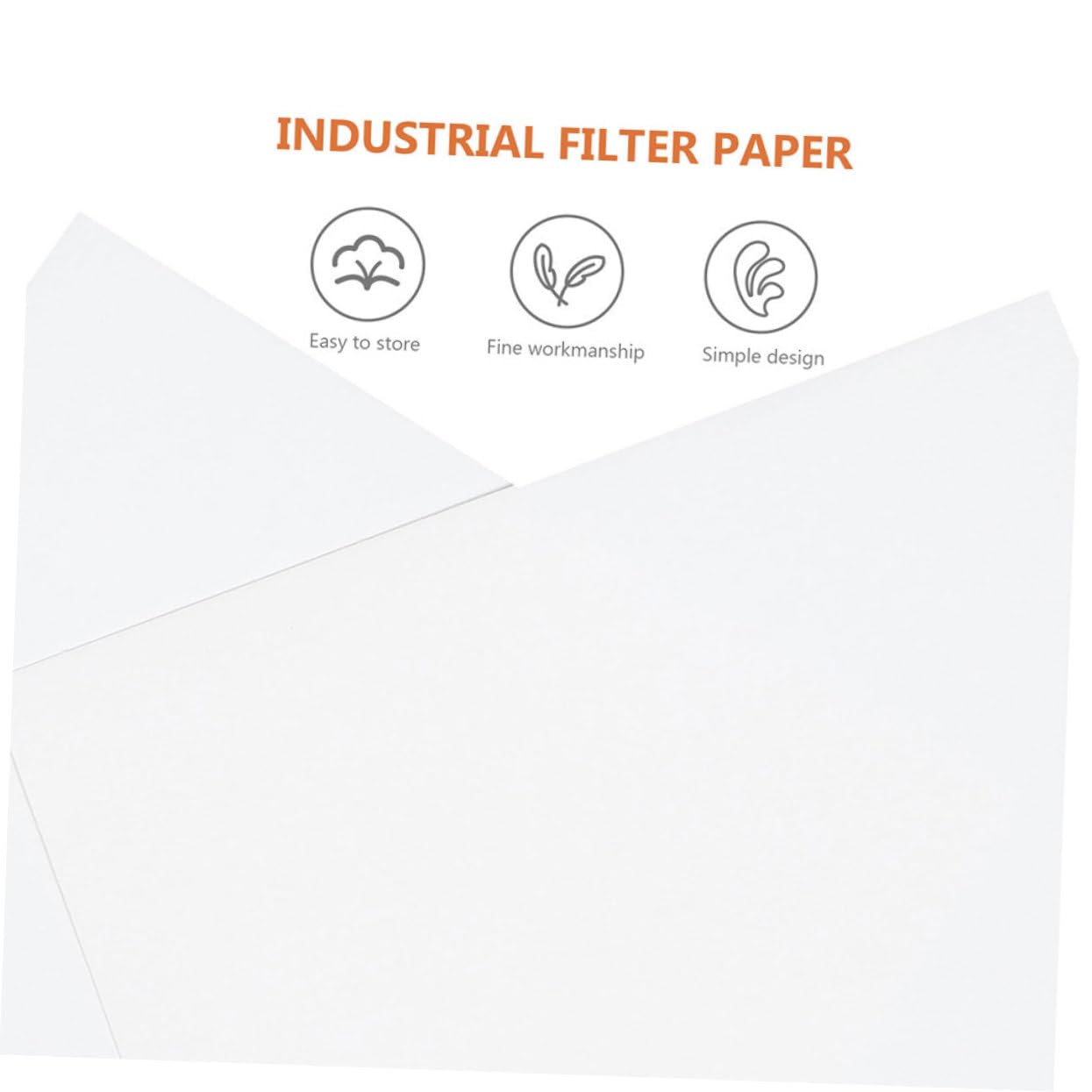 CHILDWEET Assorted Qualitative Filter Papers Lab Tools 60 Sheets Cellulose Filter Papers for Experiments