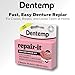 Dentemp Repair Kit - Repair-It Advanced Formula Denture Repair Kit - Repairs Broken Dentures, Mends Cracks and Replace Loose Teeth - 3 Pack (9 Count) - (Packaging May Vary)