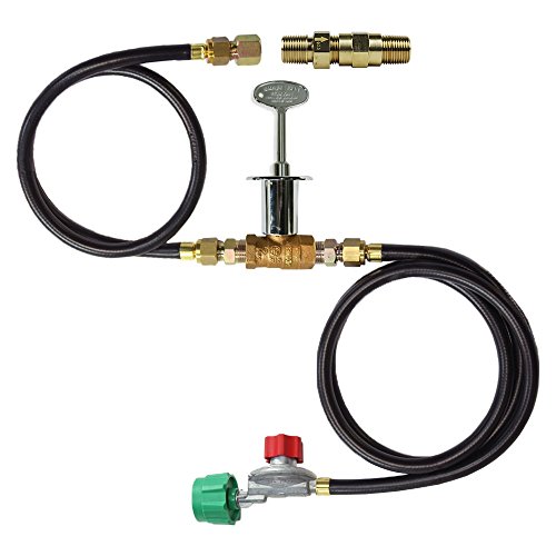 LP (Propane) Burner Connection Kit w/ Adjustable Regulator