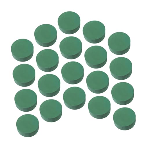 HOMSFOU 20pcs Round Floral Mud Base for DIY Flower Arrangement Dried Flower Mud Home Shop Decor