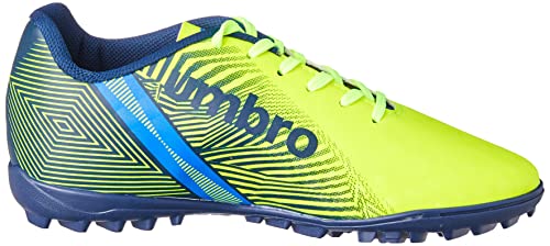 Chuteira Society Umbro Illusion Limão/Marinho/Azul 42