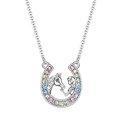 rainbow Horse Necklace