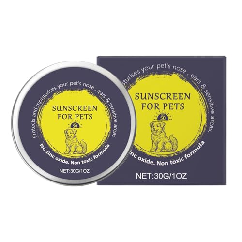 Protector solar del perro-Fórmula de bloqueo UV Pet Sun Protection Balm | Escudo hidratante Dog NarinBalm | Loción de protector solar para mascotas para caminatas al aire libre y protección sensible d
