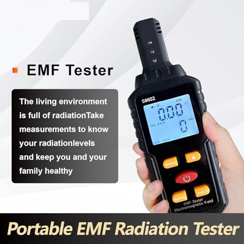 Gauss Meter S8602 Digital 3-en-1 EMF Tester portátil miniatura 2