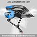 Imagen de GOXIFACA Casco Bicicleta Adulto con Visera Extraíble Forro Lavable Cascos Bicicleta Montaña Ajustable para Adultos Que Montan en Montañas y Carretera