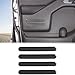 Aunginsy Inner Front Door Groove Panel Trim Strips Compatible with Nissan Frontier 2009-2017 Car Soft Carbon Fiber Front Door Middle Panel Anti-Scratch Decorative Sticker Protection Cover Accessories