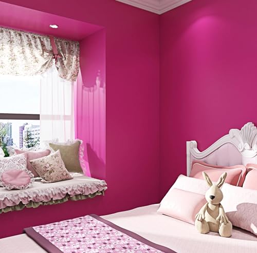 Image of HOME13 Wallpaper Peel & Stick Contact Paper Self Adheisve Pink Vinyl Wallpaper Kitchen Cabinet Remoavble (12x72 Inches, Pink Matte)