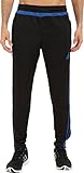 adidas Performance Men's Tiro 15 Training Pants, Black/EQT Blue, Medium