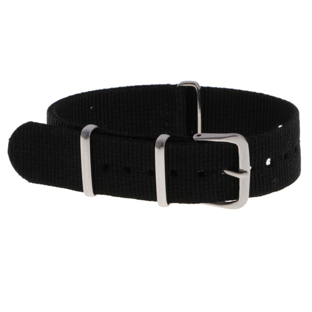 LOOM TREE Woven Nylon Watch Strap Wristwatch Band Stainless Steel Buckle Black 18mm | Watches, Parts Accessories | Wristwatch Bands (B09ZTSY3RH) Amazon Price History, Amazon Price Tracker