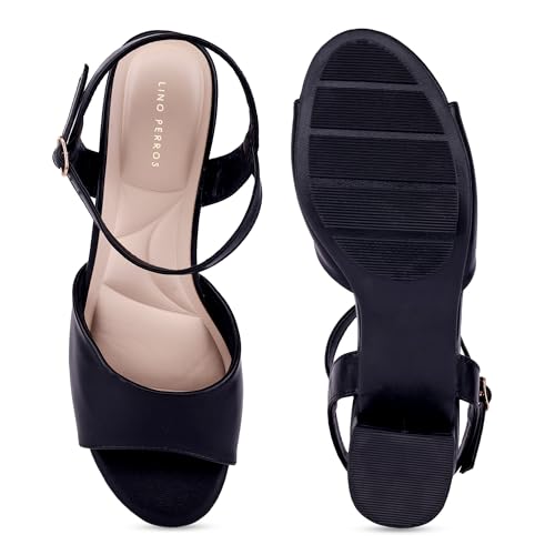 Image of Lino Perros womens Lino Perros Backstrap Everyday Heels Heeled Sandal