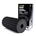 BLACKROLL® FLOW | Rouleau de massage & rouleau en mousse de fitness, yoga, crossfit et régénération musculaire | Rouleau pour les fascias double effet en noir + livret explicatif