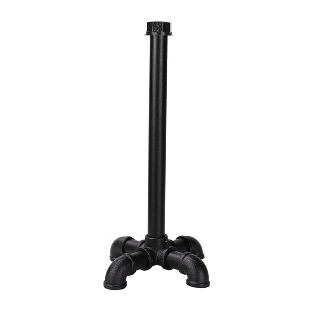Estante para almacenar pañuelos de hierro fundido estable con eje vertical para baño retro