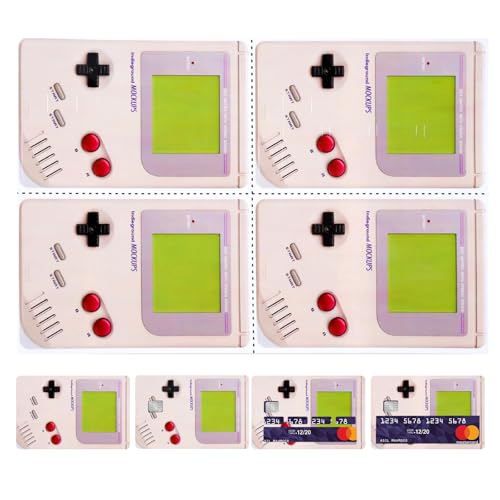 4PCS Credit Card Skin Set, Waterproof Debit Card Sticker Game Machine Theme Bank Card Sticker Skins - White