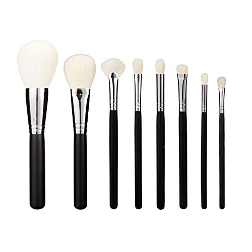 Professional Handmade Makeup Brushes Set Natural Goat Hair Face Powder Blush Eye Shadow Brush Cosmetic Tools Make Up Brush Kit
