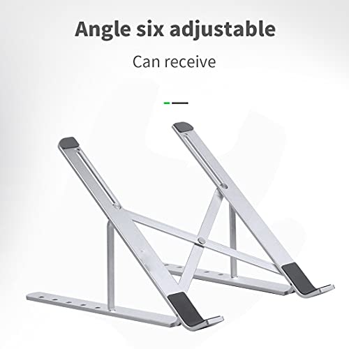 Soporte plegable para laptop de aluminio ventilado ajustable miniatura 6