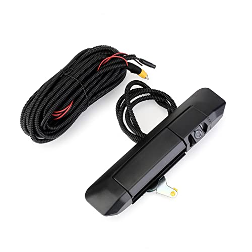 Arokzn Tailgate Handle Backup Camera Compatible with 2005-2015 Toyota Tacoma Rear View Reverse Camera Handle Tailgate Lock RCA Connector