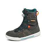 Lowa Kinder Raik GTX Mid Winterstiefel, anthrazit-Petrol, EU 38