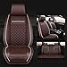 Couvertures de siège personnalisées Respirant PU Seat Covers voiture en cuir Protecteurs Siège auto Coussin Ensemble complet (Air Bag Compatible) Universal Fit for Hyundai IX35 IX25 Sonata Santafe Tuc