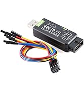 JESSINIE Industrial USB to Serial Adapter UART Serial Adapter FT232RL Serial to USB Converter USB...