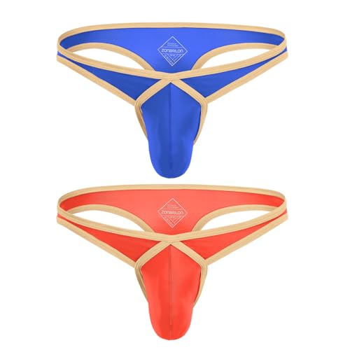 Men's Sexy lingerie Thongs Underwear Pouch Male G-String Athletic Supporter Stretch and Comfort