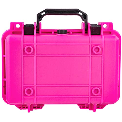Maleta rígida protectora impermeable para cámara 11.6"x8.3"x3.8" rosa miniatura 5