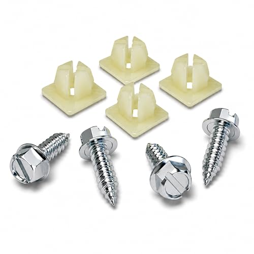 Tornillos para placa de matrícula OttoSpeed con inserciones de nailon de alta resistencia