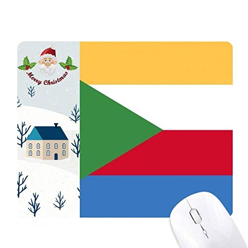Tapis de souris drapeau national Comores antidérapant et fluide