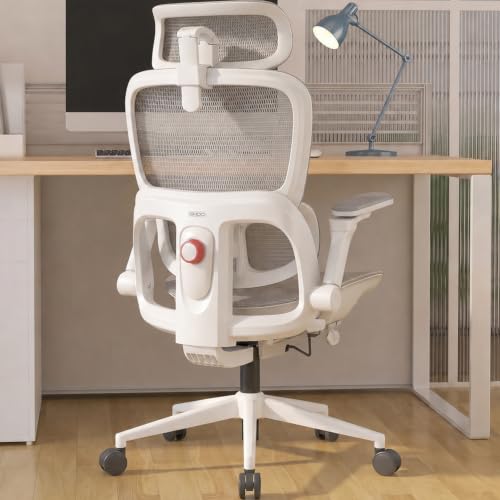 Image of SIHOO B300 Pro Ergonomic Office Chair, Adaptive Lumbar Support, White
