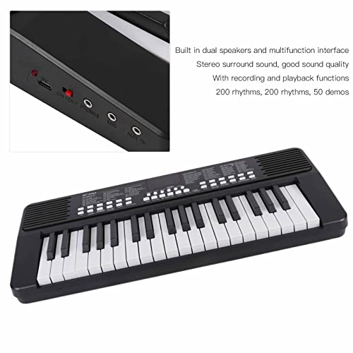 banapo Clavier électronique portable, claviers de piano à 37 touches, contrôle du volume du son surround stéréo pour l… - Les Beatles, Paul McCartney, John Lennon, RIngo Starr, George Harrison banapo Clavier électronique portable, claviers de piano à 37 touches, contrôle du volume du son surround stéréo pour l… – Image 6