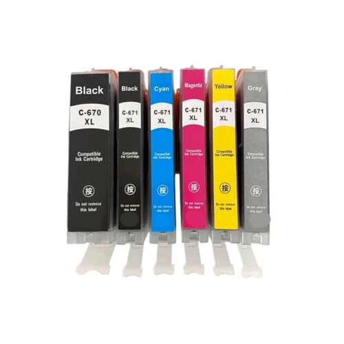Cartouche CLI-671XL grise pour résoudre les lignes d'impression